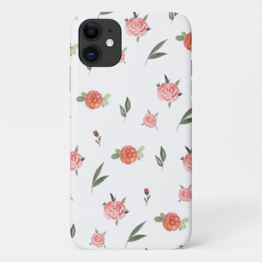 Unique Custom Floral Photo Case-Mate iPhone Case (Achterkant)