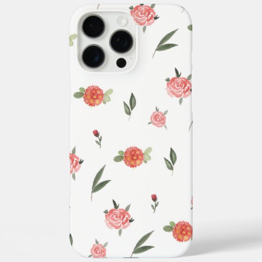 Unique Custom Floral Photo Case-Mate iPhone Case (Achterkant)