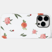 Unique Custom Floral Photo Case-Mate iPhone Case (Achterkant (horizontaal))