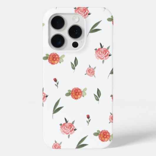 Unique Custom Floral Photo Case-Mate iPhone Case (Achterkant)