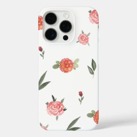 Unique Custom Floral Photo Case-Mate iPhone Case (Achterkant)