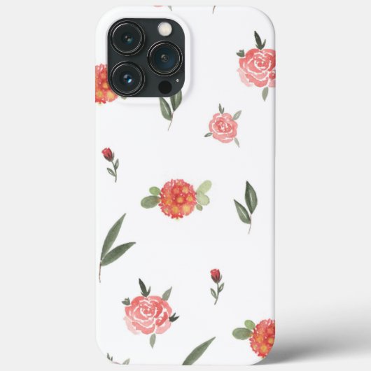 Unique Custom Floral Photo Case-Mate iPhone Case (Achterkant)