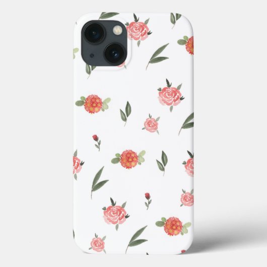 Unique Custom Floral Photo Case-Mate iPhone Case (Achterkant)