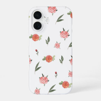 Unique Custom Floral Photo iPhone 16 Hoesje