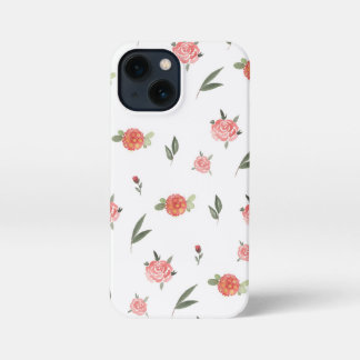 Unique Custom Floral Photo iPhone 13 Mini Hoesje