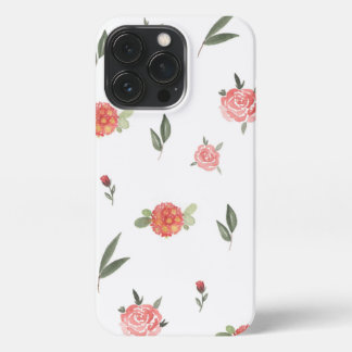 Unique Custom Floral Photo iPhone 13 Pro Hoesje