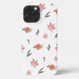 Unique Custom Floral Photo iPhone 13 Pro Max Hoesje