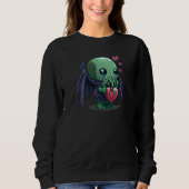 Unique Cute Cthulhu Valentines Day 3 Trui (Voorkant)