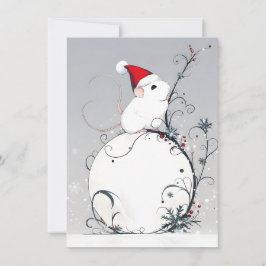 Unique Cute Mouse Christmas Cards Feestdagenkaart