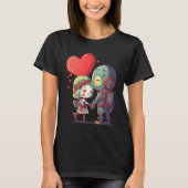 Unique Cute Zombie Valentines Day  1 T-shirt (Voorkant)