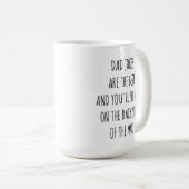 Unique Dad's Day Gift Ideeën, Cadeau voor Vaderdag Koffiemok (Voorkant rechts)