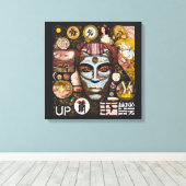 “Unique Design Wrapped Canvas – Modern Wall art " (Insitu (Houten vloer))