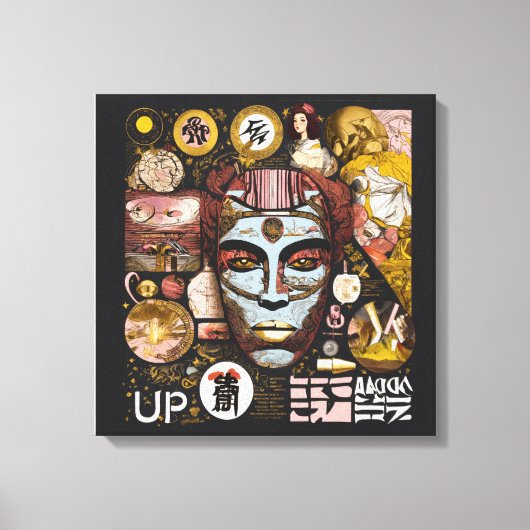 “Unique  Design Wrapped Canvas – Modern Wall art " Afdruk (Voorkant)