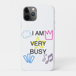 Unique Designs Iam Very Busy Case-Mate iPhone Case
