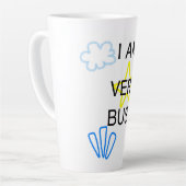 Unique Designs Iam Very Busy Latte Mok (Linkerhoek)