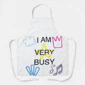 Unique Designs Iam Very Busy Schort (Voorkant)