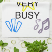 Unique Designs Iam Very Busy Theedoek (Gevouwen)