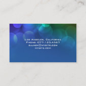 UNIQUE DJ VISITEKAARTJE | Blauw (Achterkant)