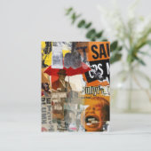 Unique Do Not Pet Fish Screaming  Mixed Media  Briefkaart (Staand voorkant)