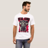 Unique Elephant Motivational and Inspiring Design T-shirt (Voorkant volledig)