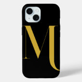 Unique Extra Large Monogram Print Case-Mate iPhone Case (Achterkant)