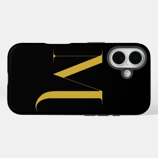 Unique Extra Large Monogram Print Case-Mate iPhone Case (Achterkant (horizontaal))