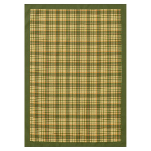 Unique Fall Autumn Tablecloth Elegant Checkered Tafelkleed (Voorkant)