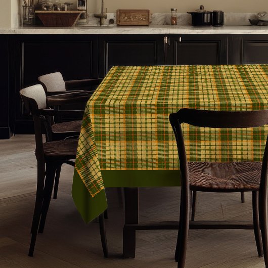 Unique Fall Autumn Tablecloth Elegant Checkered Tafelkleed