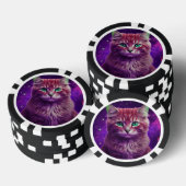 Unique Feline Design Game Poker Chips (Opstapeling)