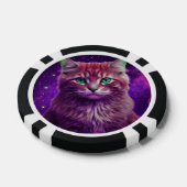 Unique Feline Design Game Poker Chips (Enkel)