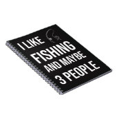 Unique Fishing Gifts Fisher Fish Lover Fisherman Notitieboek (Rechterzijde)