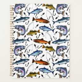 Unique Fishing Planner Journal
