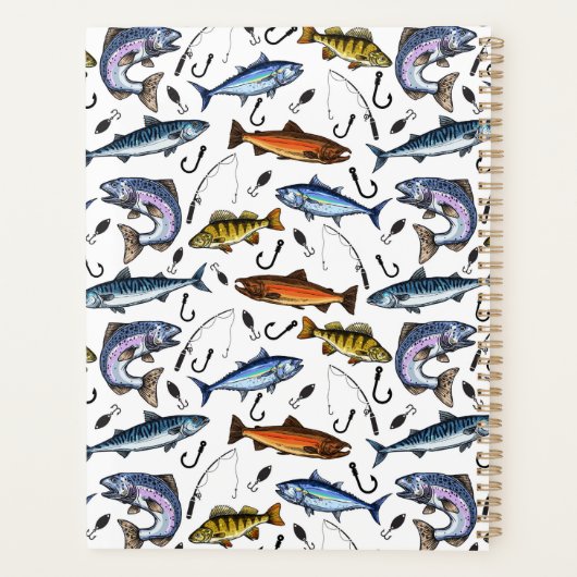 Unique Fishing Planner Journal (Achterkant)