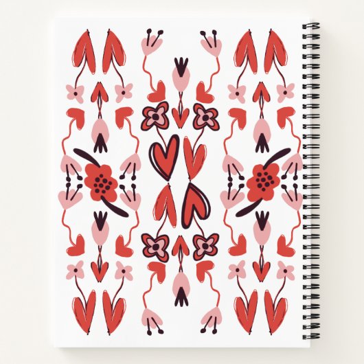 Unique FloralDesign  Notitieboek (Achterkant)