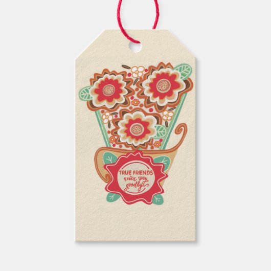 Unique FloralDesign Style Cadeaulabel (Voorkant)