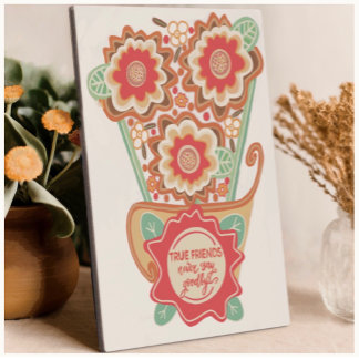 Unique FloralDesign Style Fotoplaat