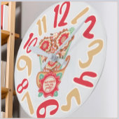 Unique FloralDesign Style Ronde Klok