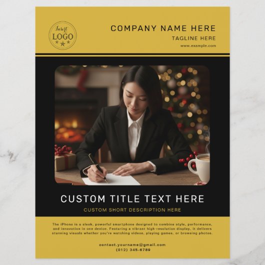 Unique Flyer Design for Product Promotions (Voorkant)