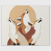 Unique Forest Animal All-Occasion Gift Wrap Cadeaupapier (Vlak)