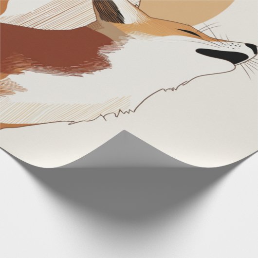 Unique Forest Animal All-Occasion Gift Wrap Cadeaupapier (Hoek)