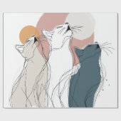 Unique Forest Animal All-Occasion Gift Wrap Cadeaupapier (Vlak)