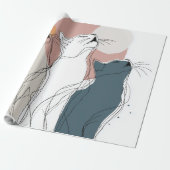 Unique Forest Animal All-Occasion Gift Wrap Cadeaupapier (Uitgerold)