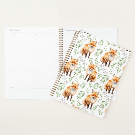 Unique Fox Planner Journal (Display)