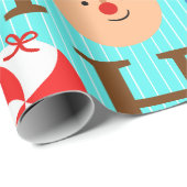 Unique Fun Colorful Christmas  Cadeaupapier (Rol Hoek)