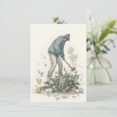 Unique Funny Adult Christmas Cards Feestdagenkaart (Staand voorkant)