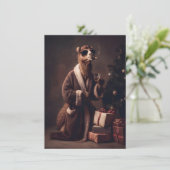 Unique Funny Adult Christmas Cards Feestdagenkaart (Staand voorkant)