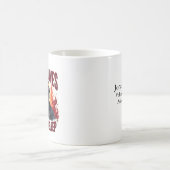 Unique Funny Firefighter or Fireman on Fire Rescue Koffiemok (Center)