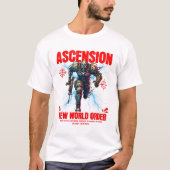 Unique Futuristic Cyber Robot Soldier Art Design  T-shirt (Voorkant)