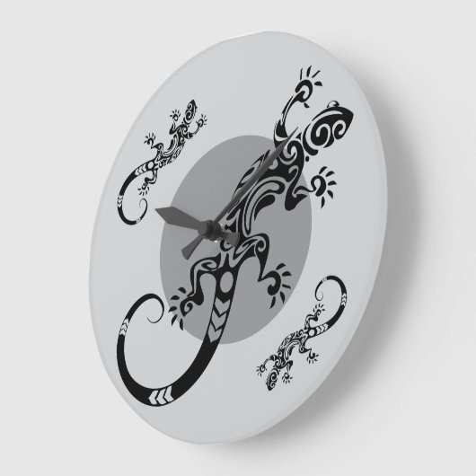 Unique Gecko Round Clock Grote Klok (Hoek)