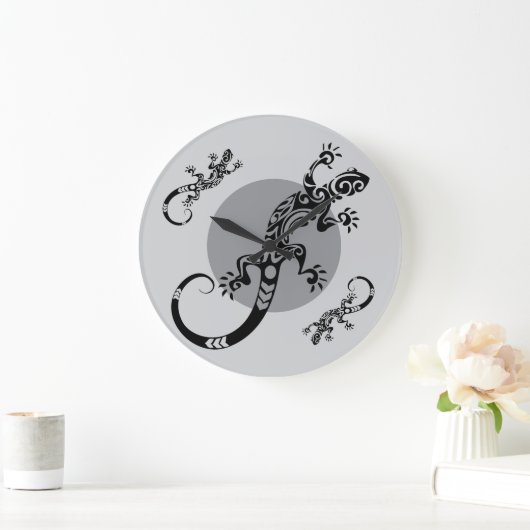Unique Gecko Round Clock Grote Klok (Huis)